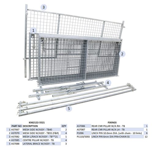 Ifor Williams Gittersider KX62122-5521